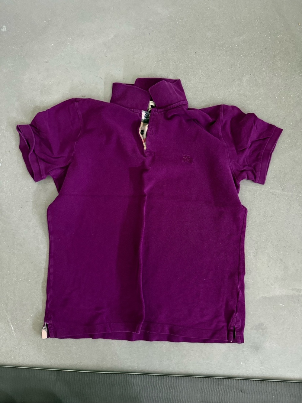 Burberry Purple Polo Shirt